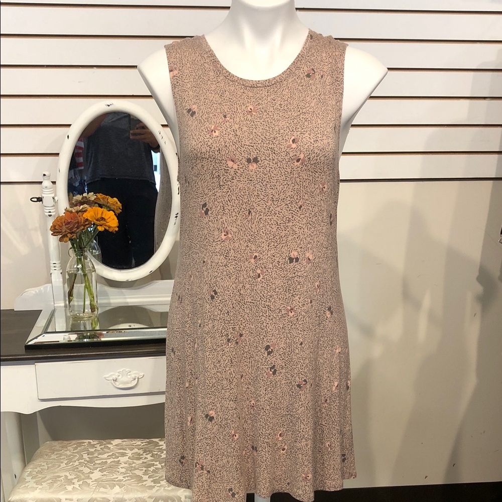 LOGO Layers Sleeveless Floral Tunic/Dress